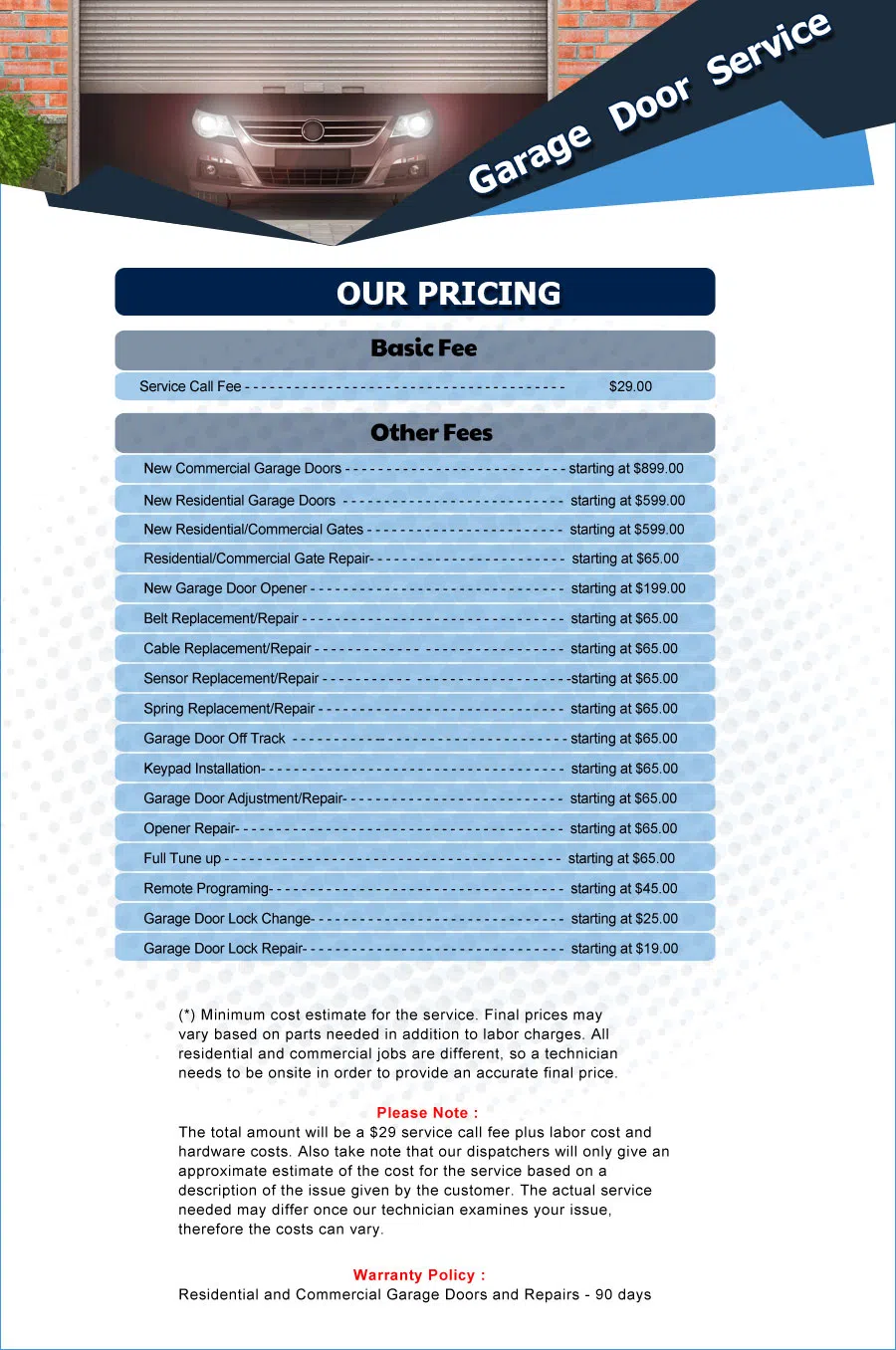 Eagle Garage Door Service Pasadena, MD 410-855-4906